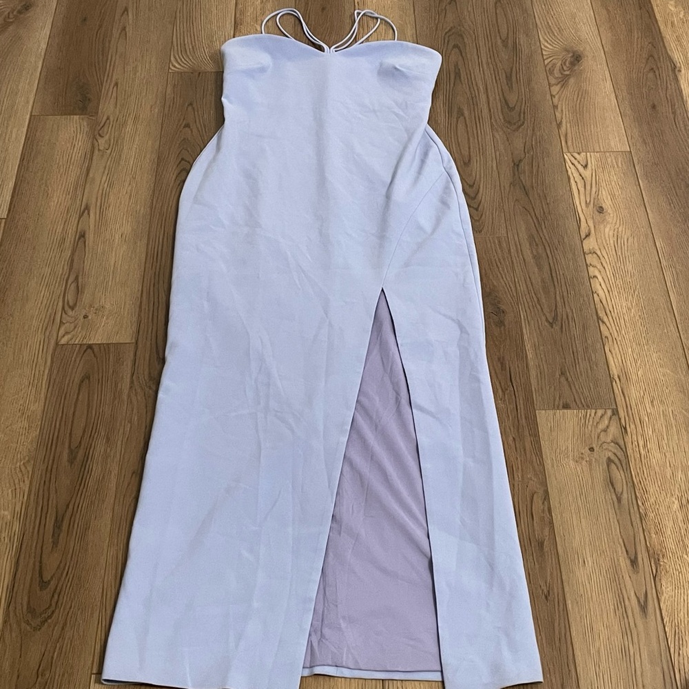 Likely Lavender Gown Dress Side Slit